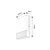 RABALUX Gimone Spoljna zidna lampa, LED, IP44, 10W, 570lm, Crna
