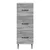 Ormar s ladicama Siva sonoma 33 x 34,5 x 89,5 cm