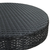 Vrtni stol crni 60,5 x 106 cm od poliratana