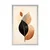 Plakat abstraktni listi No4 - 60x90 silver