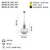 Opviq Luster Cueva-P01-CO, O28, 24cm, IP20 Zlatne boje