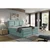 MID.YOU POSTELJA BOXSPRING 140 cm  x 200 cm , tekstil turkizna