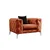 Atelier del Sofa Fotelja Como 108x73x90cm Narandžasta