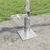 Heksagonalna ograda s betonskom osnovom 100 x 0,6 m Srebrna