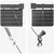 Venecijanska roleta Srebrno Siva 213 x 90 cm 25 mm PVC