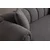 Atelier del Sofa Trosed Puffy 3 Plain, 255x115x77 cm, Antracit