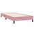 Box spring krevet bez madracem ružičasti 90x220 cm baršunasti