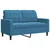 4-dijelni set sofa s jastucima plavi baršunasti
