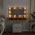 Ormar s ogledalom i LED-om Staro drvo 90x31,5x62 cm