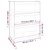 Ormarić za knjige / sobna pregrada crni 80x30x103,5 cm borovina