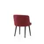 Hanah Home Set trpezarijskih stolica Soft 4109 V2, 2 komada, Bordo