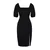 Trendyol Curve Ženska haljina TBBSS23AH00280, Crna