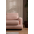 Atelier del Sofa Ugaona garnitura River 105x90x150cm Roze