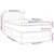 Vidaxl Box spring postelja z vzmetnico LED temno modra 100x200cm žamet