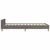 Vidaxl Posteljni okvir brez vzmetnice temno siv 100x200 cm blago
