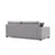 Atelier del Sofa Ugaona garnitura Lena 94x85x296cm Svetlosiva