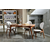 HANAH HOME Trpezarijski sto i stolice Touch Wooden Cream