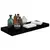 Plutajuća zidna polica visoki sjaj crna 60 x 23,5 x 3,8 cm MDF