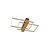 Opviq luster Minis 1427-1, LED 40 W, crni
