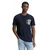 TOM TAILOR DENIM Majica mornarska/pegasto siva