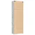 Visoka komoda boje betona 80x42,5x249 cm od konstruiranog drva