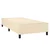 Vidaxl Box spring postelja z vzmetnico krem 90x190 cm blago