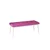 Hanah Home klupa Pera Bench, 105 cm, ljubičasta / bela