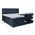 Moderano POSTELJA BOXSPRING 180 cmx200 cm , tekstil modra