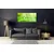 tulup.si Slika na steklu Rastlina leaf dew drops 100x50 cm 4 obešalnika