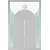 Plakat sodobna modra mavrica Mid-Century - 40x60 silver