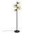 Opviq Podna lampa Benek-20-15-14514, 35x35x165 cm, IP20, Crno-žuta
