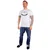 HARVEY MILLER Majica temno modra/bela