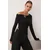 Trendyol Milla ženska bluza Twoaw26Bz00121, Crna-Crna
