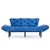Atelier del Sofa Trosed na razvlačenje Nitta 185x85x70cm Plavi