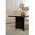 Hanah Home Klub sto Sabin, 119x40x60 cm, Crni