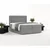 Siva boxspring postelja s prostorom za shranjevanje 200x200 cm Imagine – Maison de Reve