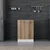 Hanah Home kuhinjski element Minar 4126, 60 cm, beli / dore