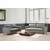 Atelier del Sofa Trosed Rome 90x70x215cm Svetlosivi