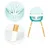 ECO TOYS Hranilica za bebe 2u1 Eco, Plava