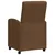 Vidaxl Jedilni stoli s kolesi s kolesi 2 szt. Rjava 58 x 67 x 97 cm