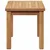 Vidaxl Klubska miza Rjava 50 x 35 x 36 cm Trden tikov les