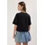 Trendyol Milla Ženska majica TWOSS25TS00132, Crna