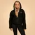 BeastPink Women‘s Bliss Hoodie Jacket Black