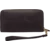 Novčanik ženski 2u1 od prave goveđe kože 21x10,6x3 cm tamno braon