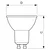 PHILIPS CorePro LED REFLEKTOR ŽARULJA 4.9-65W GU10 840 36D