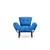 Atelier del Sofa Fotelja Nitta 95x85x70cm Plava