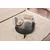 Hanah Home Klub sto Clara, 75x40x75 cm, Crno-sivi