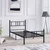 HANAH HOME Krevet Akin Black 90 x 190