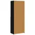Highboard Crni hrast 70 x 42,5 x 185 cm Konstruirano drvo