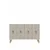 Hanah Home komoda Ayshe 120, 120 cm, bela / travertin / zlatna